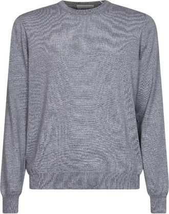D4.0 Round-neck Truien - Heren - Ronde hals truien - Grijs - 4XL - Truien & Vesten