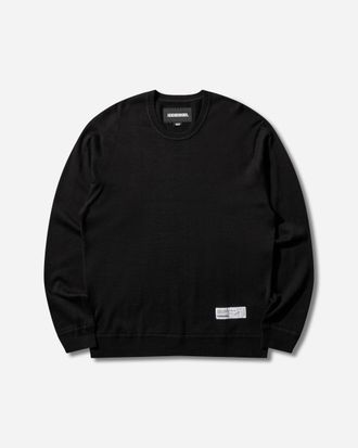 Neighborhood Men s Plain Crewneck Sweater Black