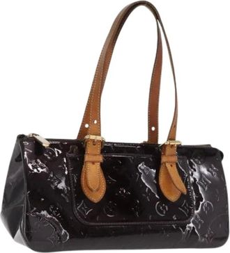 Louis Vuitton Pre-owned Handbags, female, Purple, Size: ONE SIZE Pre-owned Leather Handbag