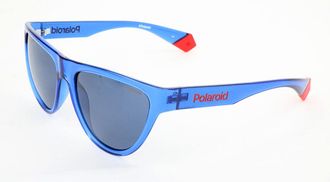 Polaroid PLD 6075/S PJP Womens Sunglasses Blue Size 56