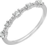 Bony Levy Liora Diamond Stacking Ring in 18K White Gold at Nordstrom Rack, Size 6.5