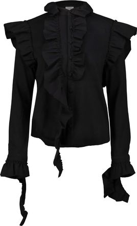 VETEMENTS Deconstructured Jersey Blouse