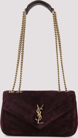 Saint Laurent Lou Lou Suede Shoulder Bag