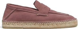 Ermenegildo Zegna Valencia espadrilles met raffia zool - Roze