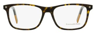 Ermenegildo Zegna EZ5187 Rectangular Acetate Eyeglasses - Brown