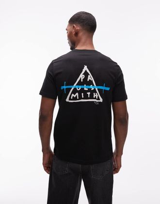 Paul Smith Paul Smith - T-shirt a maniche corte nera con stampa-Nero