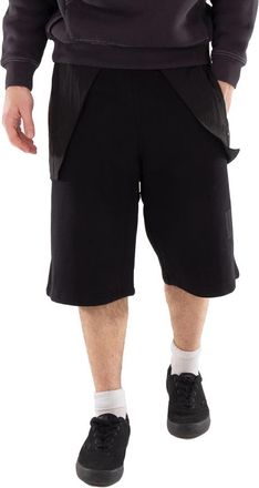 A-Cold-Wall* Overlay Cotton Sweatshorts, Brand Size 50 (Waist Size 34)