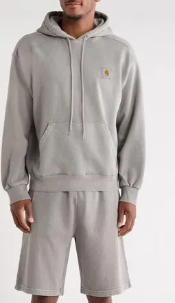 Carhartt Work in Progress Nelson Hoodie in Yosemite Garment Dyed at Nordstrom, Size Xx-Large