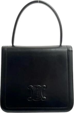 Celine Tweedehands leren handtassen - Dames - Vintage Handtas - Zwart - ONE Size - Vintage