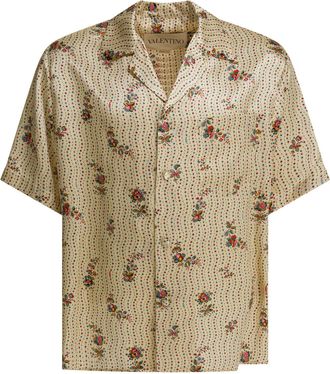 Valentino Geel Zijde Shirt