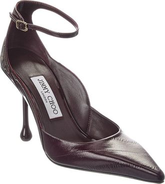 Jimmy Choo London Quinci 95 Leather Pump