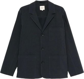 noyoco Giacca Nairo a tre bottoni con tasca applicata - Blu