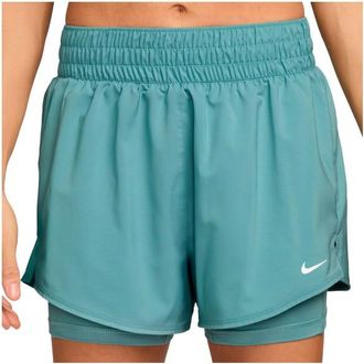 Nike Dri-FIT One 3 2-in-1 Laufshorts für Damen | türkis