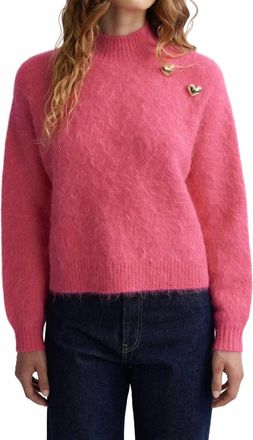 Manoush Coeur Sweater In Rose