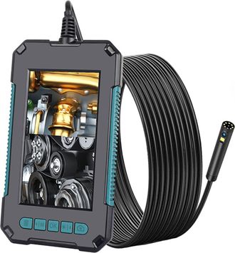 OEM C&aacute;mara Endosc&oacute;pica Industrial Hd 1080p Para Inspecci&oacute;n De Tuber&iacute;as Con Pantalla Lcd De 4,3 Pulgadas, Luz Led, Cable Semirr&iacute;gido Y Tarjeta De 32 Gb (5 