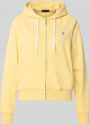 Polo Ralph Lauren Regular Fit Sweatjacke aus Baumwoll-Mix in Hellgelb, Gr&ouml;&szlig;e XXL