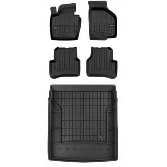 OEM Juego De Alfombrillas De Goma 3d Para Maletero Vw Cc Fb 2012-2016 Bw