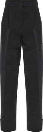 Frankie Shop Broeken, Dames, Zwart, S, Straight Broeken