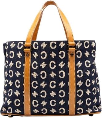 Celine Pre-owned Denim Tote Bag - Dames - Vintage Shopper - Blauw - ONE Size - Denim - Vintage