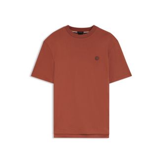 BOSS Cotton T-shirt with Double-B monogram badge