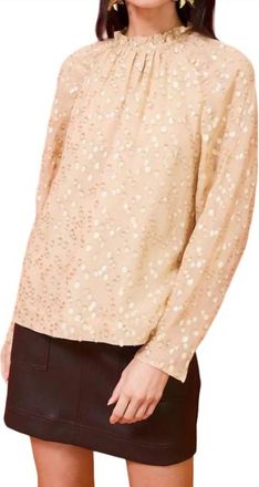 Marie Oliver Layla Blouse In Taupe