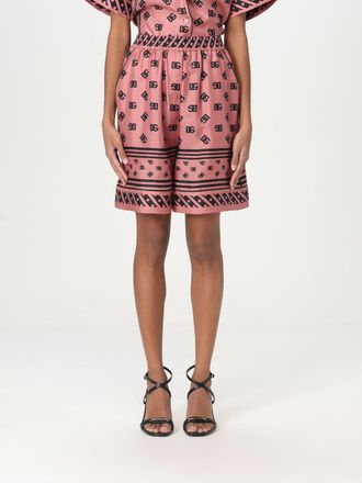 Dolce & Gabbana Zijde Shorts Met Logo Print