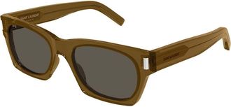 Saint Laurent SL 402 022 Mens Sunglasses Brown Size 54 - Free RX Lenses - Free RX Lenses