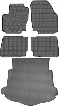 OEM Juego De Alfombrillas De Goma Para Coche Y Alfombrilla Para Maletero Para Ford Mondeo Iv Sed&aacute;n (2007-2011)
