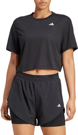 adidas Train Essentials Boxy Workout T-Shirt in Black at Nordstrom Rack, Size X-Large