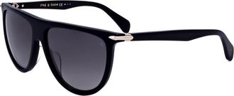 Rag & Bone RNB1056/S 0807 WJ Black/Grey Polarized