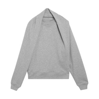 Dries Van Noten Hoodies & sweatvesten, Dames, Grijs, S, Hadrine Sweater