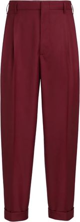 Brunello Cucinelli Pantaloni plissé - Rosso