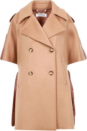 Max Mara Kameel Kasjmier Kimono Jas - Dames - Mantel - Bruin - M - Kasjmier - Jassen