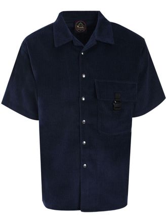 Mauna Kea velvet shirt - Blue