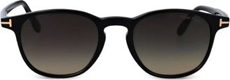 Tom Ford Eyewear Occhiali da sole Holt tondi - Nero