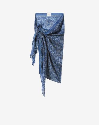 Isabel Marant Pareo Lucilia - Femme - Bleu - Taille - Isabel Marant - Collection &Eacute;t&eacute; Femme - Nouvelle Collection Capsule High Summer