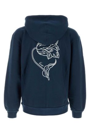 Kenzo Blueblack Exterior: Cotton Felpe Sweater