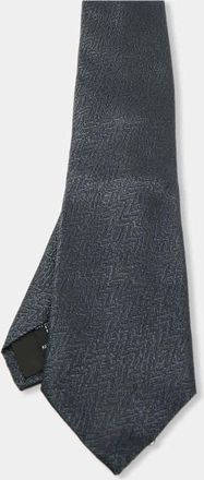S.T. Dupont S. t. Dupont Blue Jacquard Traditional Tie