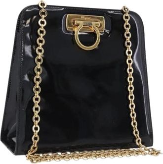 Ferragamo Pre-owned Shoulder Bag - Dames - Vintage Schoudertas - Zwart - ONE Size - Vintage