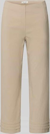 Stehmann Caprihose aus Viskose-Mix Modell Ina in Taupe, Gr&ouml;&szlig;e 34