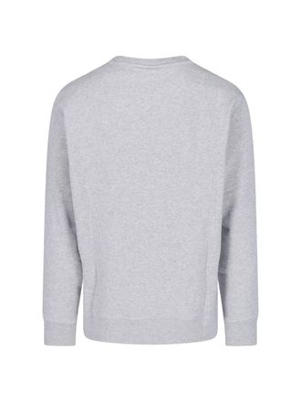 Maison Kitsun&eacute; Mens Sweaters Grey Cotton