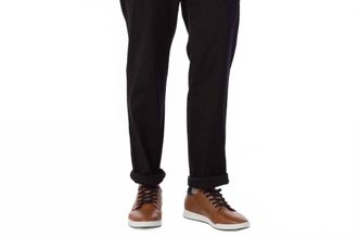 Ballin Perma Color Pima Twill Khaki Pants - Atwater Modern Fit In Black
