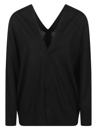 SA SU PHI Front And Back V Neck Sweater