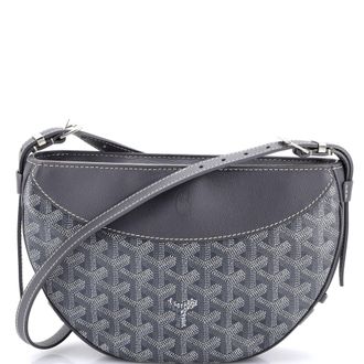 Goyard Hirondelle Shoulder Bag Coated Canvas and Leather