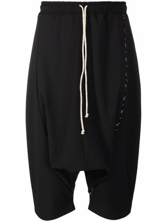 Alchemy drop-crotch drawstring shorts - Black
