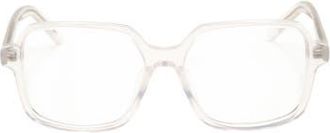 Maison Margiela 54mm Square Optical Glasses in White at Nordstrom
