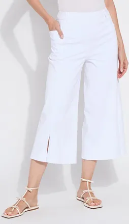 Lyss&eacute; Fiorella Split Denim Culottes (26 Inseam)