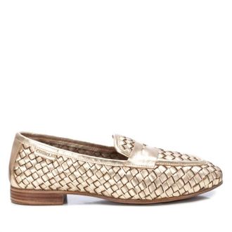 Xti Womens Carmela Collection Moccasins Shoes In Gold