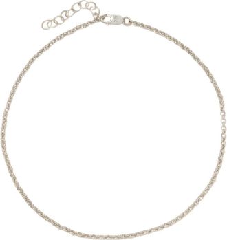 Made by Mary ROLO CHAIN ANKLET in Silver at Nordstrom, Size 10