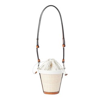 Maison Margiela Bucket Bags, female, White, Size: ONE SIZE Mini Bucket Shoulder Bag